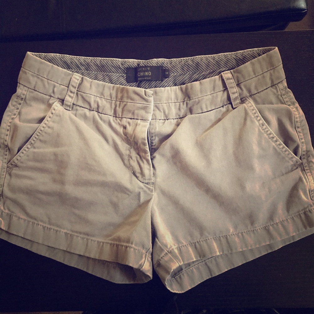 J. Crew Grey Chino Shorts